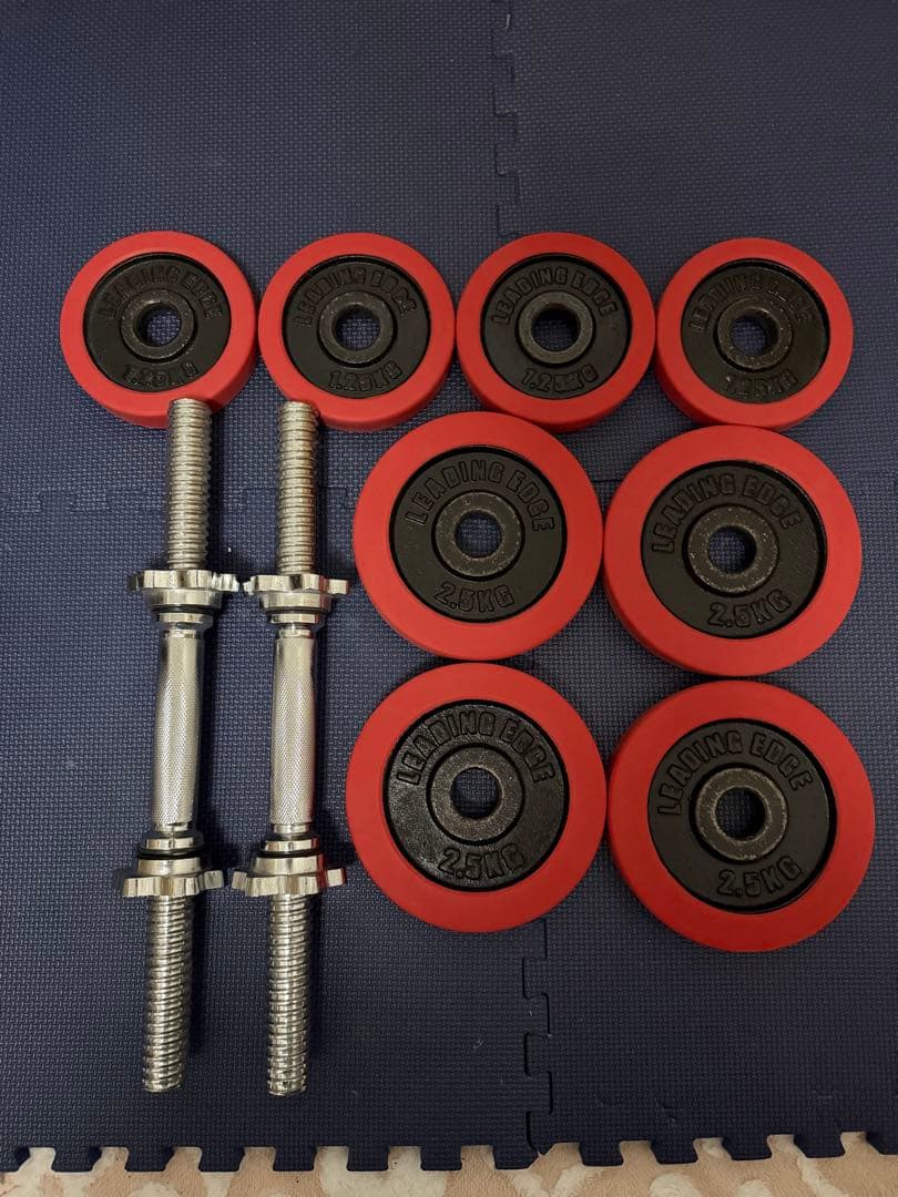 値下LEADING EDGE 2.5kg×4枚、1.25kg×4枚、シャフト2本