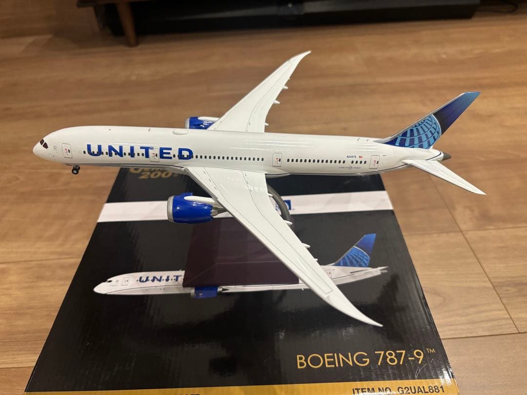 ユナイテッド航空 United 787-9 1/200 Gemini200