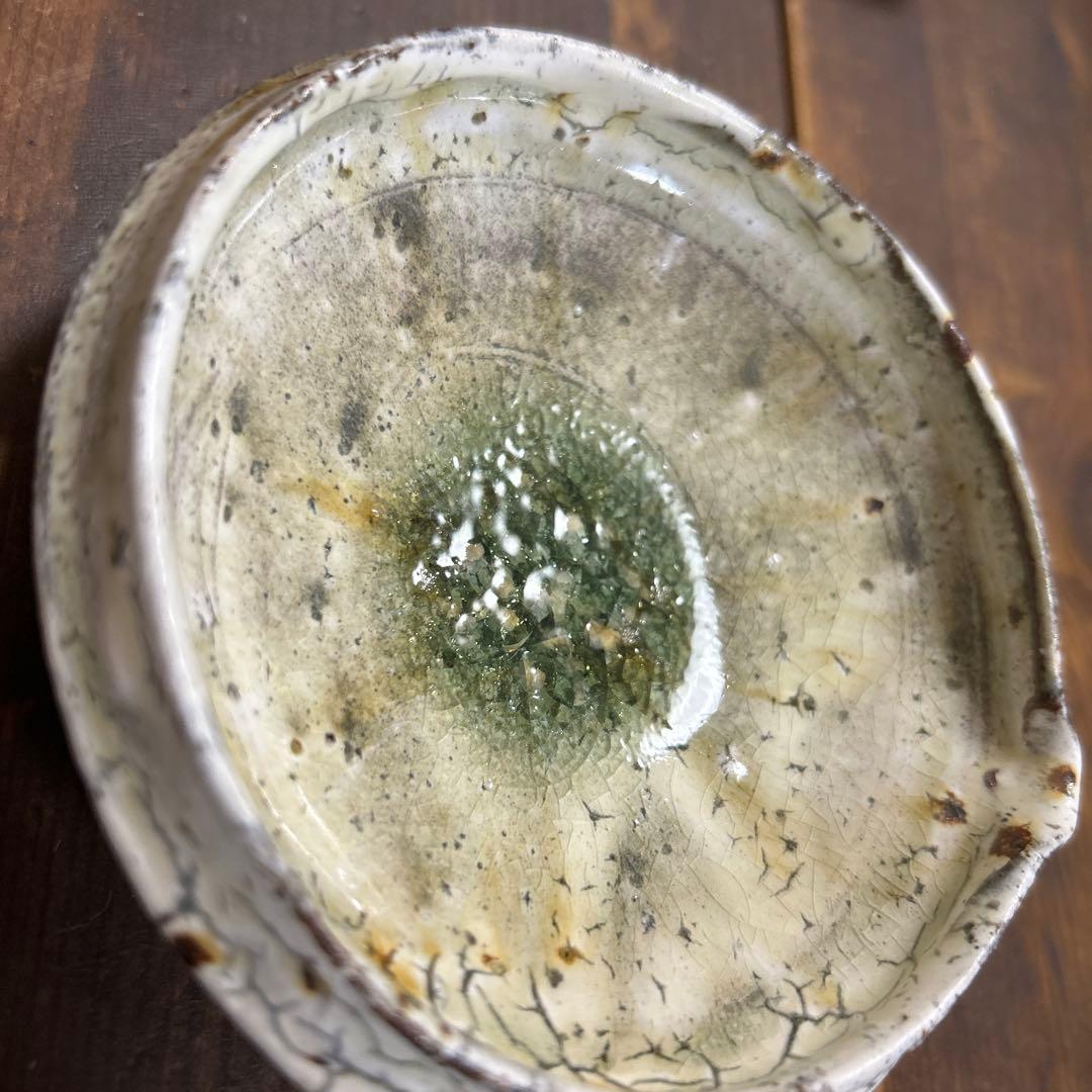 作家　陶芸作家　片口椀　片口小鉢　2個　ビードロ粉引き