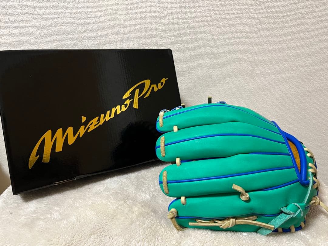 ❹【カスタムカラー】ミズノプロ　オーダー　軟式　内野手用　野球　グローブ